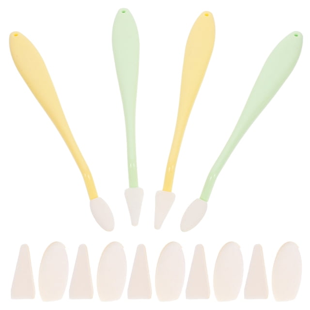 OFFIGAM 4pcs Creative Sponge Wipes Sketch Wiper Tools Plastic Assorted Color for Students Back to School