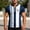 Black a, variant on Men's T-Shirts Tee with Zipper, Crew Neck Casual Bowling Print Short Sleeve Summer Tops for Men Blue