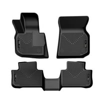 Husky Liners 95911 Weatherbeater Floor Mats Fit 2018-2024 BMW X3, 2019-2024 BMW X4 - Front/2nd Seat - Black