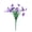 Purple 1Pcs, variant on HOARBOEG 1Pcs Forked Spring Artificial Flower Bouquet, Realistic Silk Pansy Floral Arrangement with Greenery Stems for Wedding Decor, Home Decor, Centerpieces (12.99 inch)