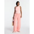 thumbnail image 2 of No Boundaries Cotton Gauze Side Tie Beach Pants, 31.5" Inseam, Women's XXS-4X, 2 of 5