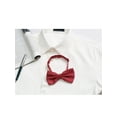 thumbnail image 5 of INSPIRE CHIC Men's Polka Dots Pre-Tied Bow Ties Bowties Wedding Party Bowties Red One Size, 5 of 5