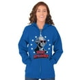 thumbnail image 3 of Big Daddy Hipster George Washington Zip Up Hoodie Men's Women's Brisco Brands M, 3 of 6