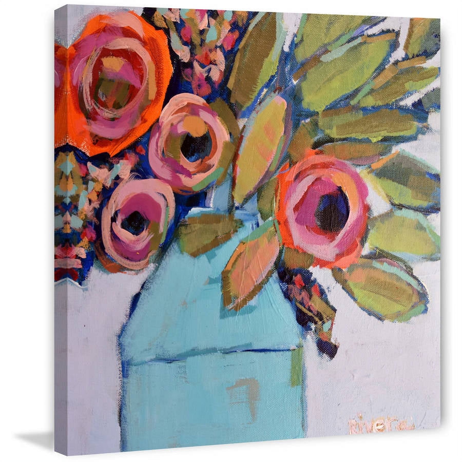 Marmont Hill "Wild Bouquet" by Michelle Rivera Painting Print on Wrapped Canvas