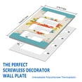 thumbnail image 2 of 4-Gang Screwless Pioneer Floral Decorative Wall Plates,Size 4-Gang 8.3"W x 4.7"H,Unbreakable Thermoplastic Faceplate Cover for Kitchen Living Room Bedroom Decorator Receptacle Outlet Switch, 2 of 7