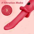 thumbnail image 4 of Tluda Gode Vibromasseur à Poussée pour Femmes, Jouets Sexuels Vibrants à Point G, 9 Modes de Vibration, 4 of 4