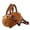 Brown, variant on Traveling Backpack Fashionable Shoulder Bag Crossbody Toy Handbag for and Ages 7 to 18 Cute Small Backpack