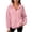 Pink, variant on BXJX Womens Collared Sweatshirts, Daily Long Sleeve Spring Fall Half Button Pullover Sweatshirts Pink Size S
