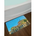 thumbnail image 2 of Sicily Bath Mat, Teatro Massimo in Palermo Architecture with Palm Trees Art History Photo, Plush Bathroom Decor Mat with Non Slip Backing, 29.5" X 17.5", Multicolor, by Ambesonne, 2 of 2