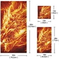 thumbnail image 2 of Coolnut 3 PCS Towel Fire Dragon Head Cotton Bath Towel Set (1 Bath Towel, 1 Hand Towel, 1 Washcloth) for Bathroom, Super Soft and Quick Dry Towels, 2 of 6
