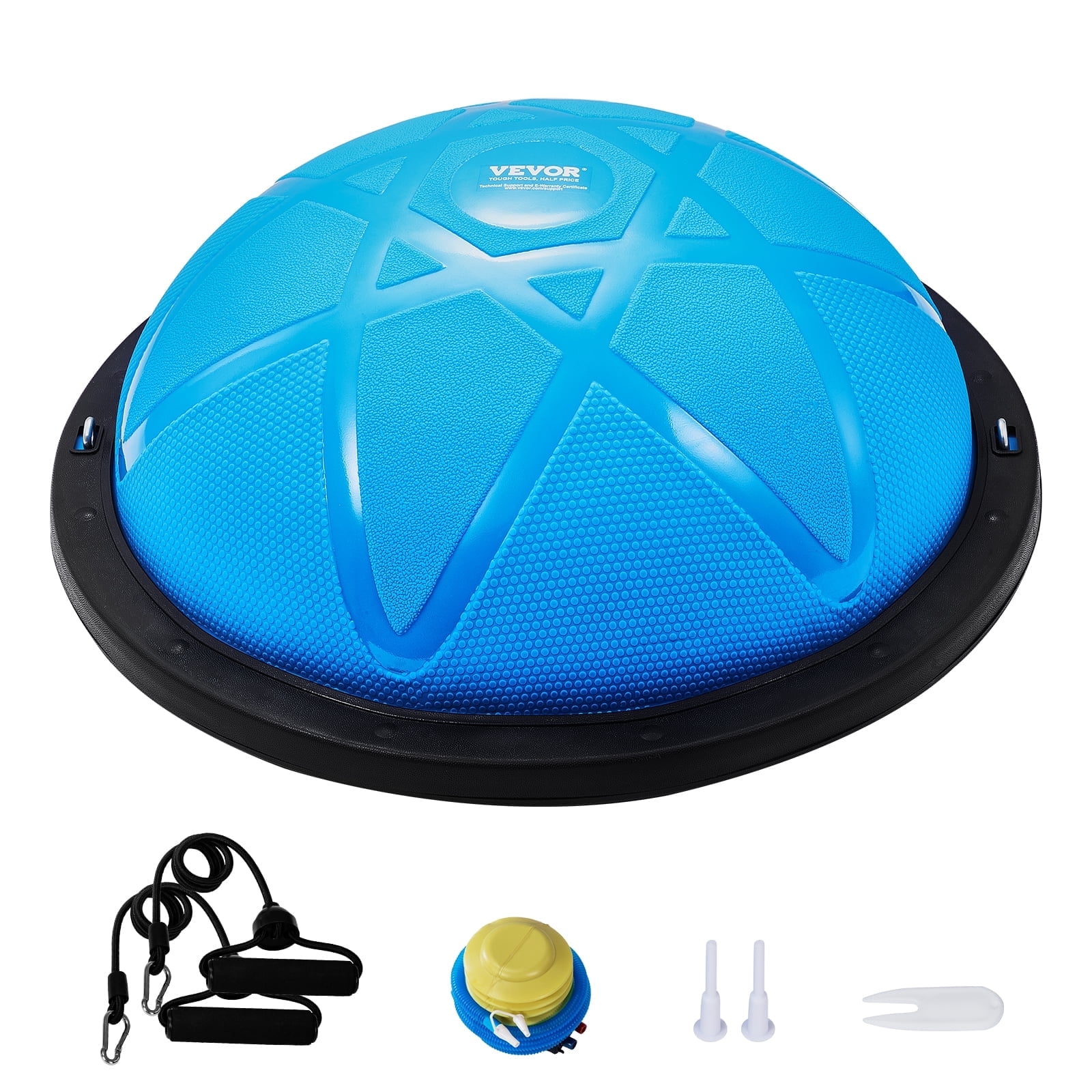 KFFKFF 26 Inch Half Fitness Yoga Balance Ball Trainer