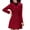 Red, variant on Aayomet Long Winter Coats For Women Women Waterproof Lightweight Rain Jacket Active Outdoor Hooded Raincoat,Red L