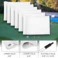thumbnail image 3 of Bandera de Golf KINGTOP Lisa Blanca de Nylon 420D 20x15cm Paquete de 6, 3 of 8