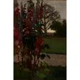 thumbnail image 3 of Jan Stanislawski 13x18 Black Modern Framed Museum Art Print Titled - Hollyhocks - Polish Autumn (1900), 3 of 5