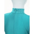 thumbnail image 7 of YONGHS Girls Sparkle Dance Costume Sleeveless Crop Top with Ballet Tutu Skirt Kids 2 Piece Outfits Blue Green&Black 10, 7 of 7