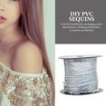 thumbnail image 4 of WEUVEB Silver PVC Round Sequins for DIY Apparel Jewelry and Bag Making Easy Storage and Reusable, 4 of 8