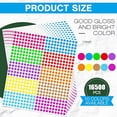 thumbnail image 2 of 16500 Pcs 1/4 Inch Round Color Coding Label  10 Assorted Colors Dot Stickers First Day Adhesive Solid Colored Circle Decals for Inventory Organize, File Classification$$Office, 2 of 7