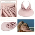 thumbnail image 2 of TOPTIE Sun Visor Hat Wide Brim Foldable Elastic Hat Quick-Dry-Pink, 2 of 5