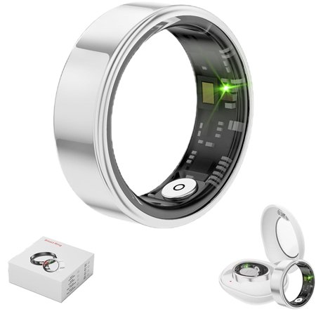 Galaxy Ring Smart Ring Health Tracker, Anillo Inteligente para Hombre, Health Rings for Women & Men, Long Lasting Batteries Sleep Ring, Waterproof Fitness Tracker