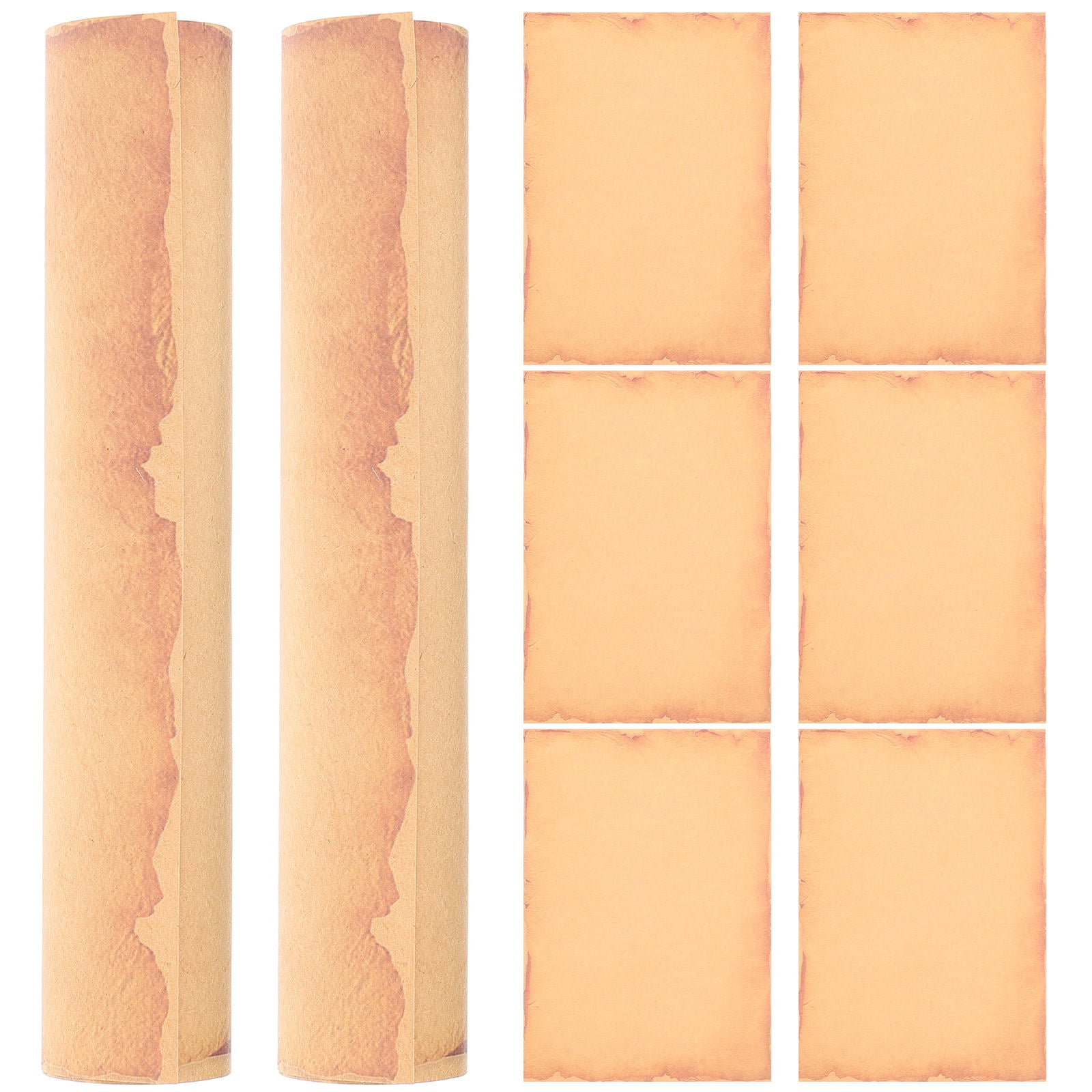 BESTYASH Decorative Orange Writing Paper Retro Letter Paper for Personal and Printing Use