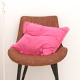 thumbnail image 1 of Xiao Hua fundas de almohada de algodón lavado de color liso. Clásicas y atemporales, fundas de almohada sencillas de color puro que quedan genial en cualquier cama. 50 x 50 cm (rojo rosado)., 1 of 5