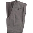 thumbnail image 2 of Perry Ellis Mens Textu  red Linen Slim Fit Plaid Dress Pants Slacks, Red, 32W x 30L, 2 of 3