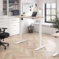 thumbnail image 1 of Scranton & Co Engineered Wood 48W Adjustable Standing Desk in Natural Elm, 1 of 7