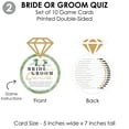 thumbnail image 6 of Big Dot of Happiness Boho Botanical Bride - 4 Games - Who Knows The Bride Best, Bride or Groom Quiz,&nbsp;What’s in Your Purse and Love - Gamerific Bundle, 6 of 8