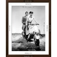 thumbnail image 5 of Art.com Roman Holiday, Audrey Hepburn, Gregory Peck, 1953 Photo, Brown Frame Wall Art, 32" x 40", 5 of 5
