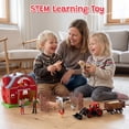 thumbnail image 6 of WeFone Farm Animals Toys for 3-8 Years Old Toddlers Girls Boys, Farm Playset with Figures Animals, 12 DIY Stickers and Tractor Toy, Christmas Birthday Gift for Boys Girls, 6 of 9