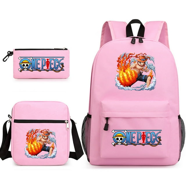 Lightning Pet Backpack Three Piece Set, Backpack Student Schoolbag