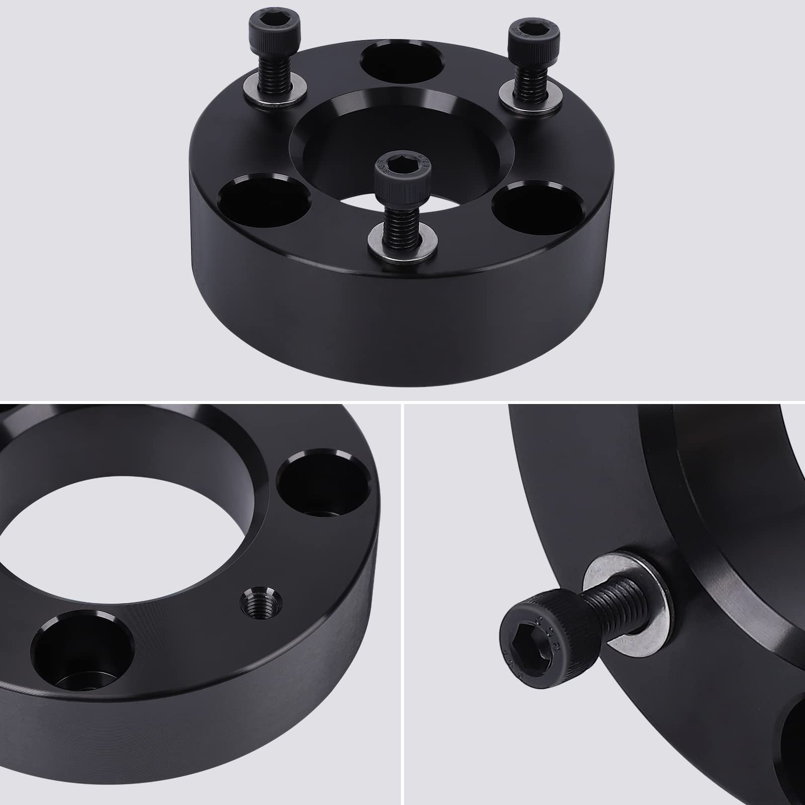Furvclv 2" Ram 1500 Leveling Lift Kits - 2 Inch Front Strut Spacer Suspension Lift Kit Lift Spacers for 2006-2021 Ram 1500 (4WD Only), 2005-2011 Dakota (2WD Only), 2006-2009 Raider