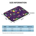 thumbnail image 4 of Bingfone Mardi Gras And Donuts Laptop Sleeve Case 13 Inch, 360° Protective Computer Carrying Bag, 4 of 9