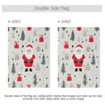 thumbnail image 4 of Yayeee Garden Flag 12"x18" Double Sided Outdoor Yard Lawn Holiday Decorations, Gray Christmas Santa, 4 of 6