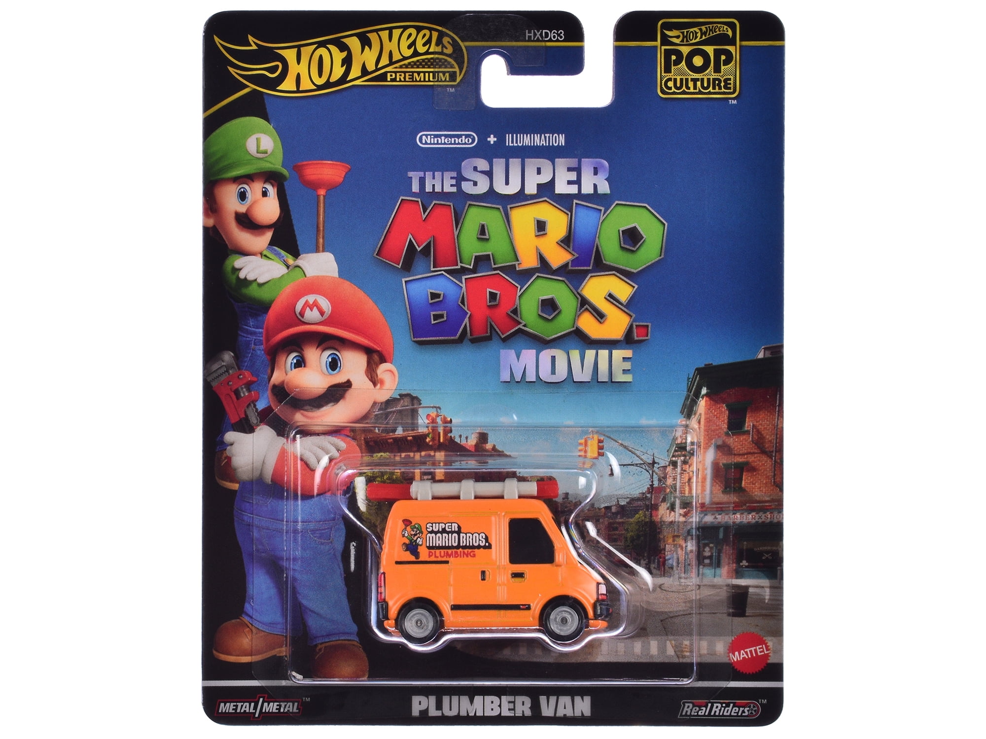 "Pop Culture 2024" 5 piece Set D "Premium Series" Diecast Model Cars by Hot Wheels