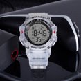 thumbnail image 3 of SMAEL Round Men Tactical Digital Watch 5ATM Waterproof TPU Strap Digital Sports Watch, 3 of 6
