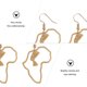 thumbnail image 2 of 1 par de pendientes de moda, delicados colgantes para la oreja, pendientes retro sencillos, regalos, 2 of 6