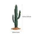 thumbnail image 2 of Houderco 1Ud Cactus Decorativo Amarillo Para Hecho De PVC Material Duradero, 2 of 8