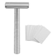 thumbnail image 2 of Kit De Afeitado Con Largo, Recortador De Barba De Seguridad De Doble Cara, Cuerpo Completo, Lavable, Diseño Antideslizante Con Cortador De Aleación De Metal Para Hombres, 2 of 7