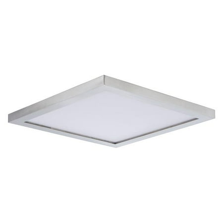 

6 in. Chip Satin Nickel LED Flush Mount Ceiling Light