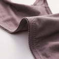 thumbnail image 5 of Hessimy Daisy Bras for Older Women, Comfortable Convenient Front Closure Cotton Bras for Seniors, Full Support No Underwire Bras(Purple,40), 5 of 7