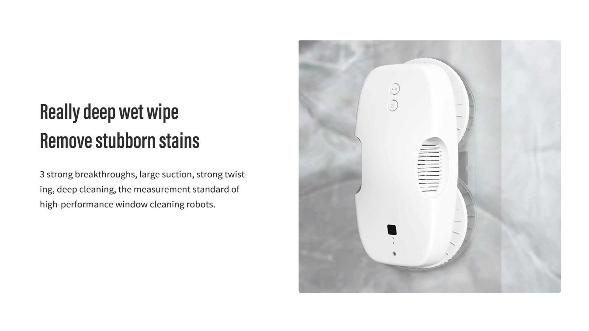 Window Cleaning Robot Robotic Washing Vacuum Cleaner Glass Wiper Washer For Smart Home Appliance With Remote Control For Windows, Tiles, Bathrooms ,Slim Compact Design