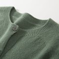 thumbnail image 6 of G Guzemor Women’s 100% Merino Wool Cardigan Sweater Crew Neck Long Sleeve Knit Casual Button Down Lightweight Tops Outwear, 6 of 7