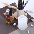 thumbnail image 4 of 2 uds moldes artísticos de fundición de resina epoxi de silicona que incluyen redondo, cuadrado, esfera, colgante, posavasos para joyería DIY, maceta, 4 of 5