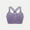 Purple, variant on Aobny Nylon Comfortable Women's Bras Black Workout Sport Solid Lift Cross-Back Ladies Tops Fitted,S-4XL