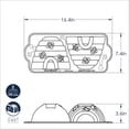 thumbnail image 2 of Molde para tartas Nordic Ware Beehive de aluminio fundido con capacidad de 2,4 litros Nordic Ware NA, 2 of 7