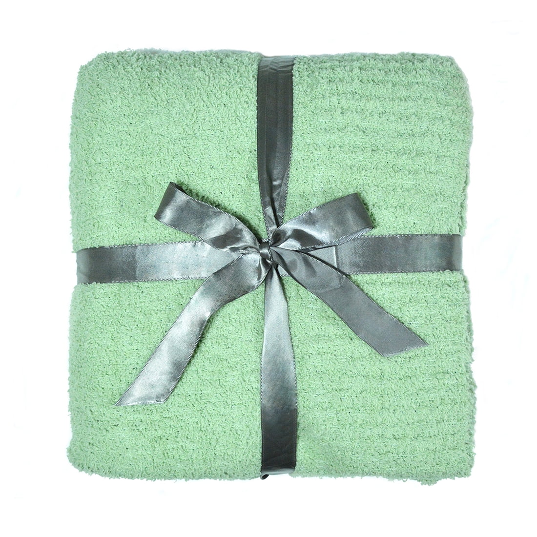 JOOJA Knit Throw Blanket Polyester Plush Super Soft Cozy Blanket for