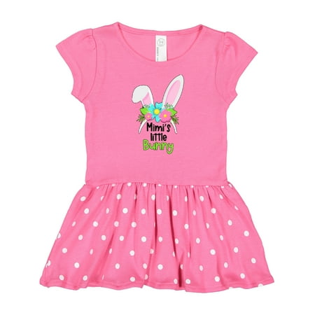 

Inktastic Mimi s Little Bunny Cute Easter Bunny Ears Gift Baby Girl Dress