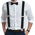 thumbnail image 7 of Buyless Fashion Heavy Duty 2 Pack Suspenders for Men - 48" Adjustable Straps 1 1/2" - X Back with Strong Clips - 5144-2-Black, 7 of 7