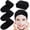 Black, variant on 4 PCS Spa Headband, Make up Hair Band, Stretch Terry Cloth Headband for Sport Yoga Shower (Pink)